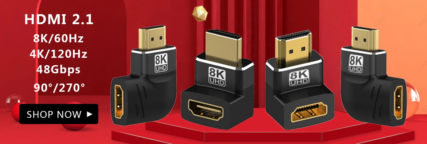 DisplayPort to HDMI-Compatible Cable DP1.4 to HDMI 2.1 Converter 8K@60Hz 4K@120Hz HDR For Desktop Laptop PC TV Monitor Projector