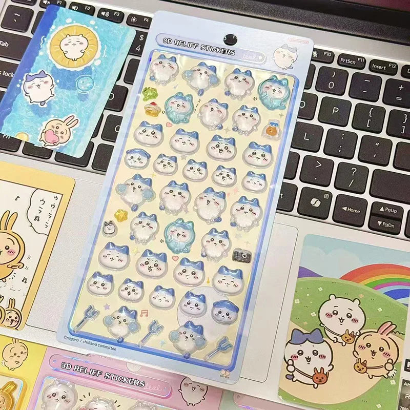 Cartoon Sticker 3D Stickers Aesthetic Sticker DIY Scrapbook Decal Decorations Party Favor ボンボン ドロップシール