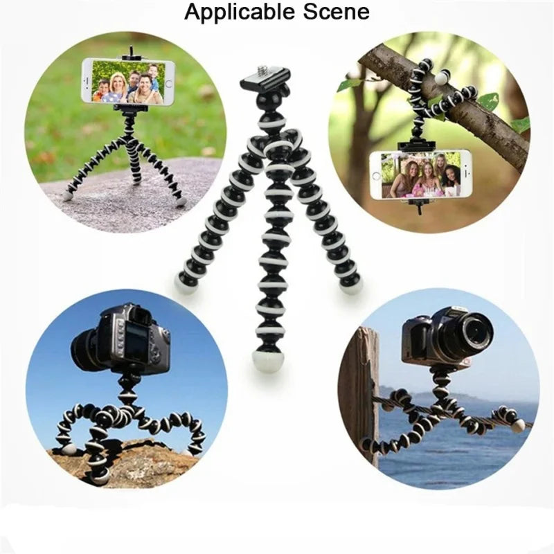 RP01-E Flexible Octopus Tripod Stand Gorillapod for Mobile Phone Camera - Mini Table Desk Stand Compatible with iPhone Samsung
