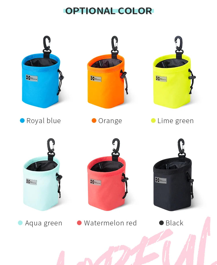 SMALL COMBINATION Portable Dog Training Snack Bag Puppy Dog Snack Bag for Leash Outdoor Pet Snacks Awards Waist Bag XZH-T24001-1