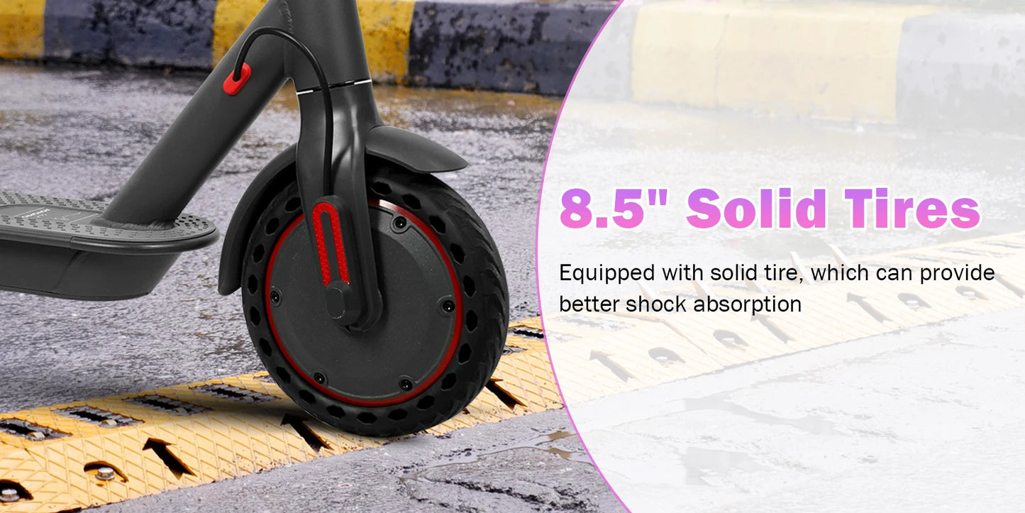 AOVOPRO Electric Scooter Top Speed: 19 Mph Range: 21.75 Miles Peak Power: 350W Suitable For Adults Foldable Electric Scooter