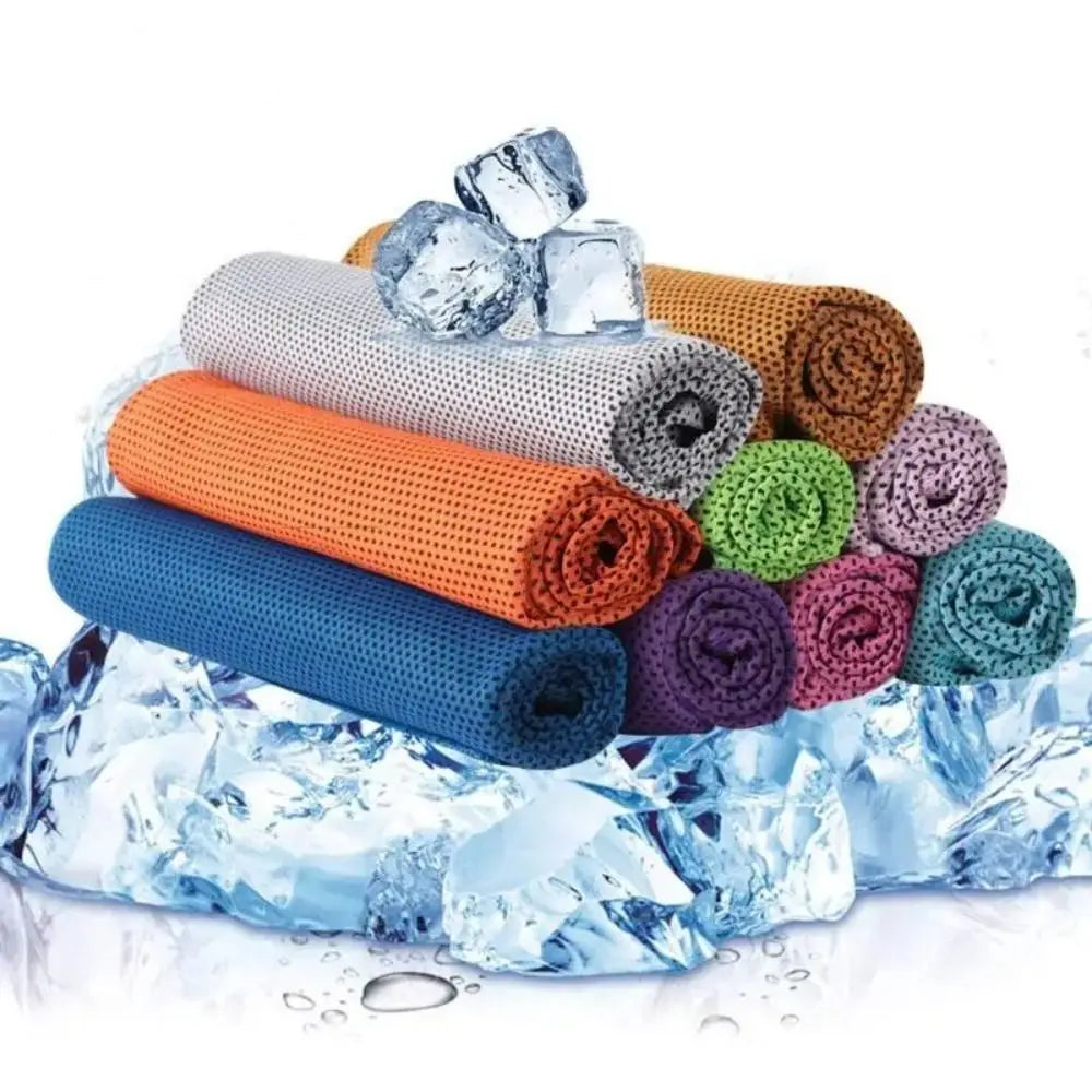 Mini Quick Dry Fitness Cool Towel Portable Microfiber Silica Gel Towel Silicone Bag Quick Drying Towel Sports