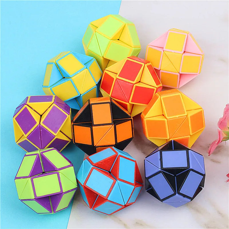 1/20Pcs Folding Magic Snake Ruler Puzzle - Antistress Educational Toy with Birthday Party Favors and Goodie Bags Party Gift