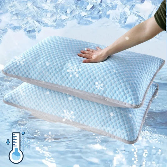 Ice Silk Cooling Pillowcase New 2/1PC Breathable Summer Bedding Washable Pillow Cover 48x74cm Sleepers Air Conditioning Comfort
