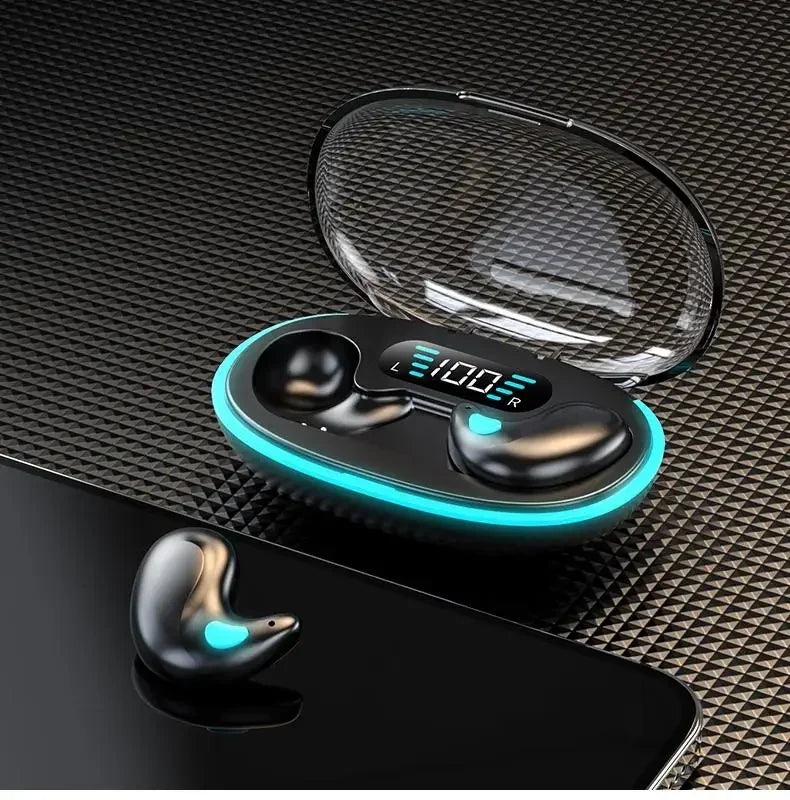 X55 Invisible Sleep Wireless Earphone TWS Bluetooth 5.3 Headphones Hidden Earbuds IPX5 Waterproof Noise Reduction Sports Headset