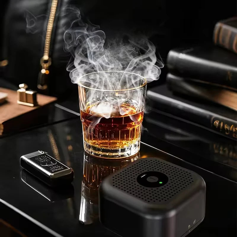 Cocktail Smoking Set Collection Supply Chain Multi-Style WhiskeyWooden Smoked Hood Smoker Cocktail Accessories Kitchen Bar Tools