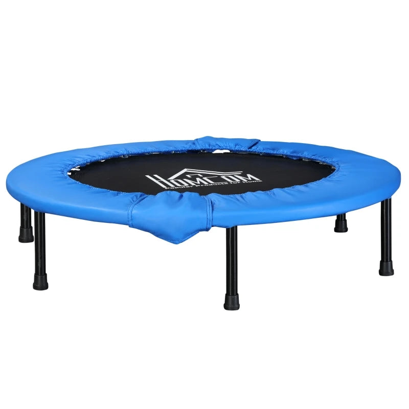 PINGGO 96cm Mini Fitness Trampoline Home Gym Yoga Exercise Rebounder Indoor Outdoor Jumper with Safety Pad, Support Up to 100 KG