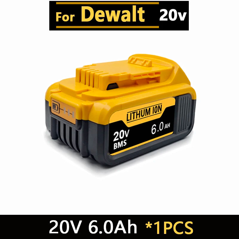 New High-power For DEWALT 20v/60V battery DCB200 DCB205 DCB206  * power tool 18V battery 3AH 8AH 12AH 18AH batteries  DCD805