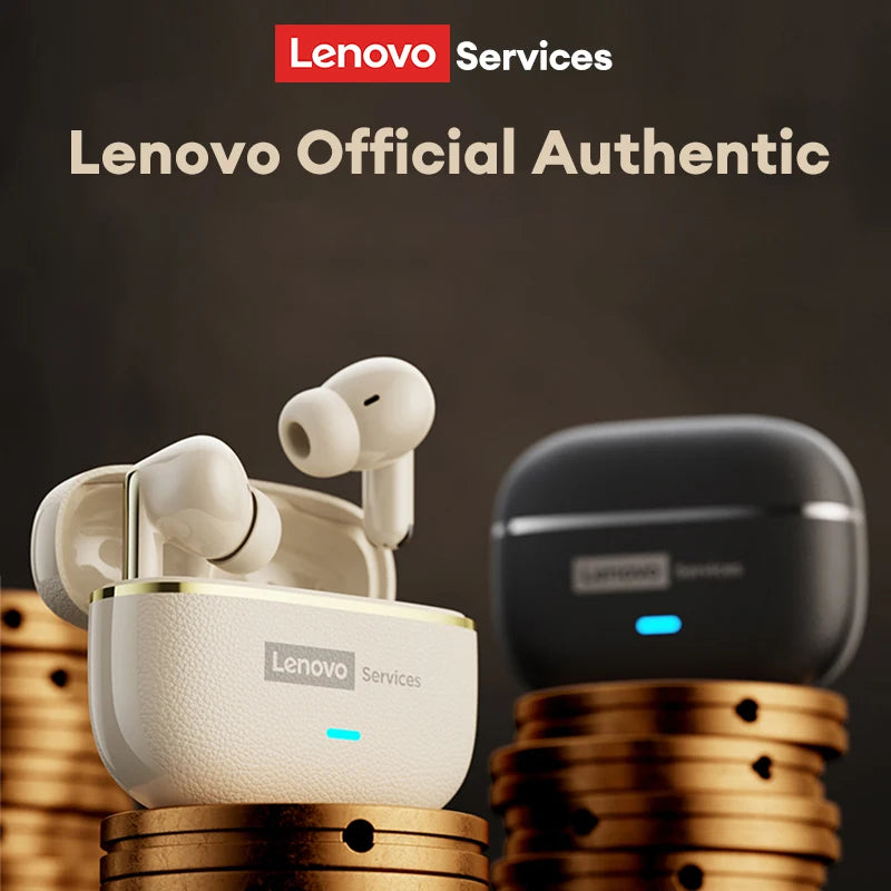 Lenovo LE208 Wireless Earphones ENC Noise Cancellation Mic Bluetooth V6.0 HIFI Headphone HIFI Sound Headphone HD Call With Mic