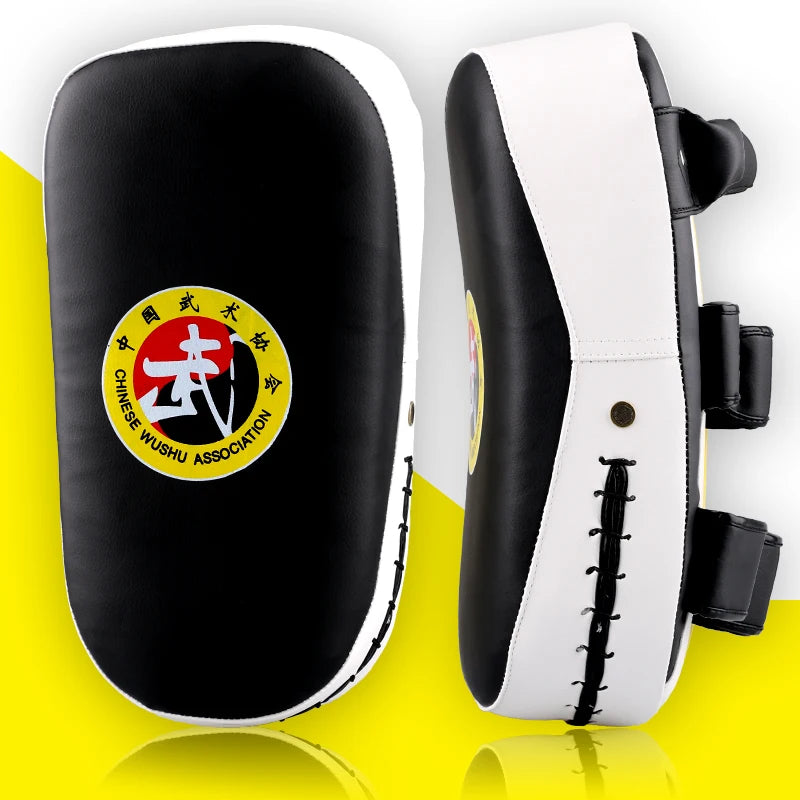 MMA Curve Pads Muay Thai TKD punching Mitts PU leather Sanda Taekwondo Kickboxing Boxing Hand Foot Square arc Target 1 Piece