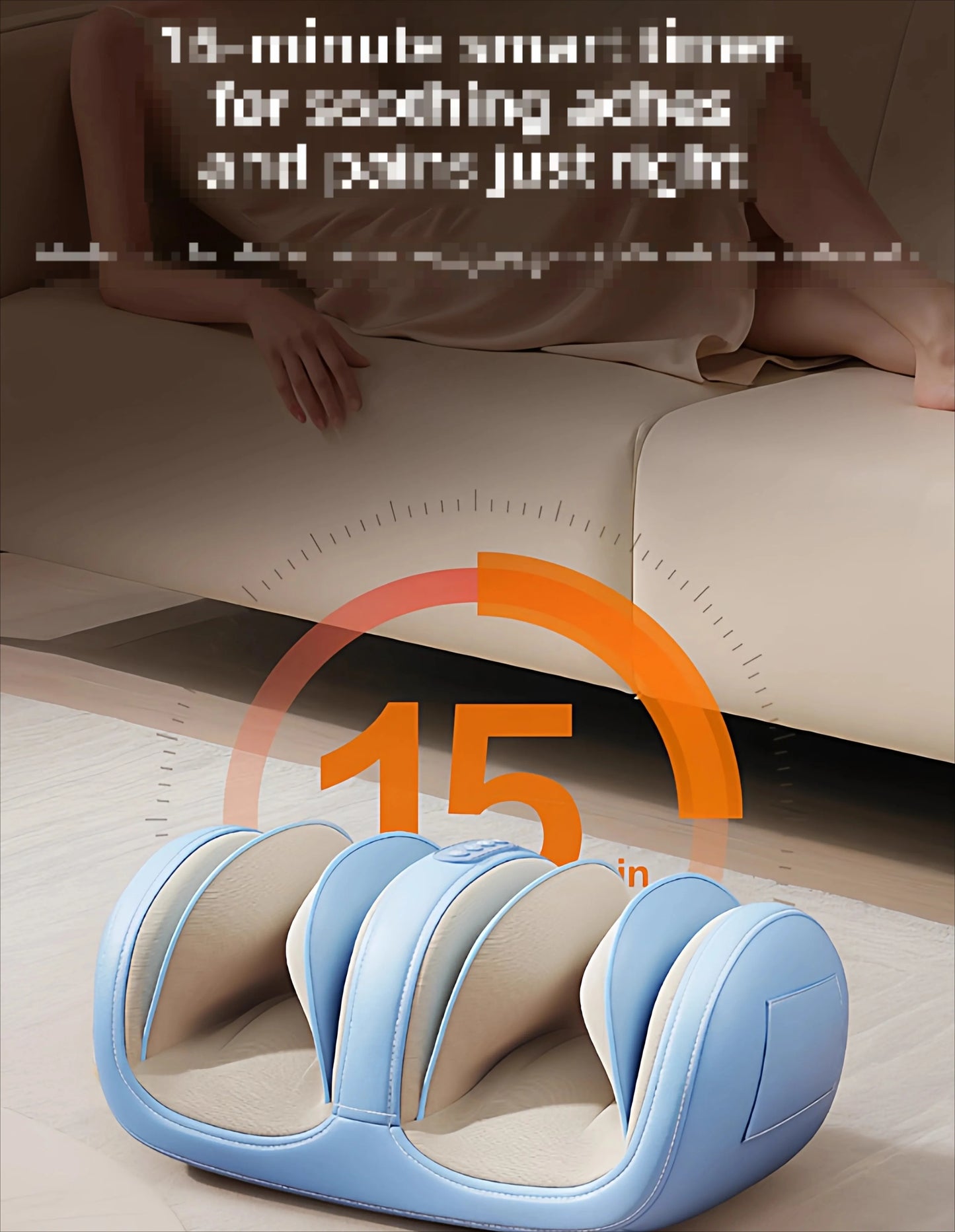 Air Pressure Leg Massager Foot Massage Multi-functional Widened Kneading Squeeze Deep Relaxation Calf With Remote Control