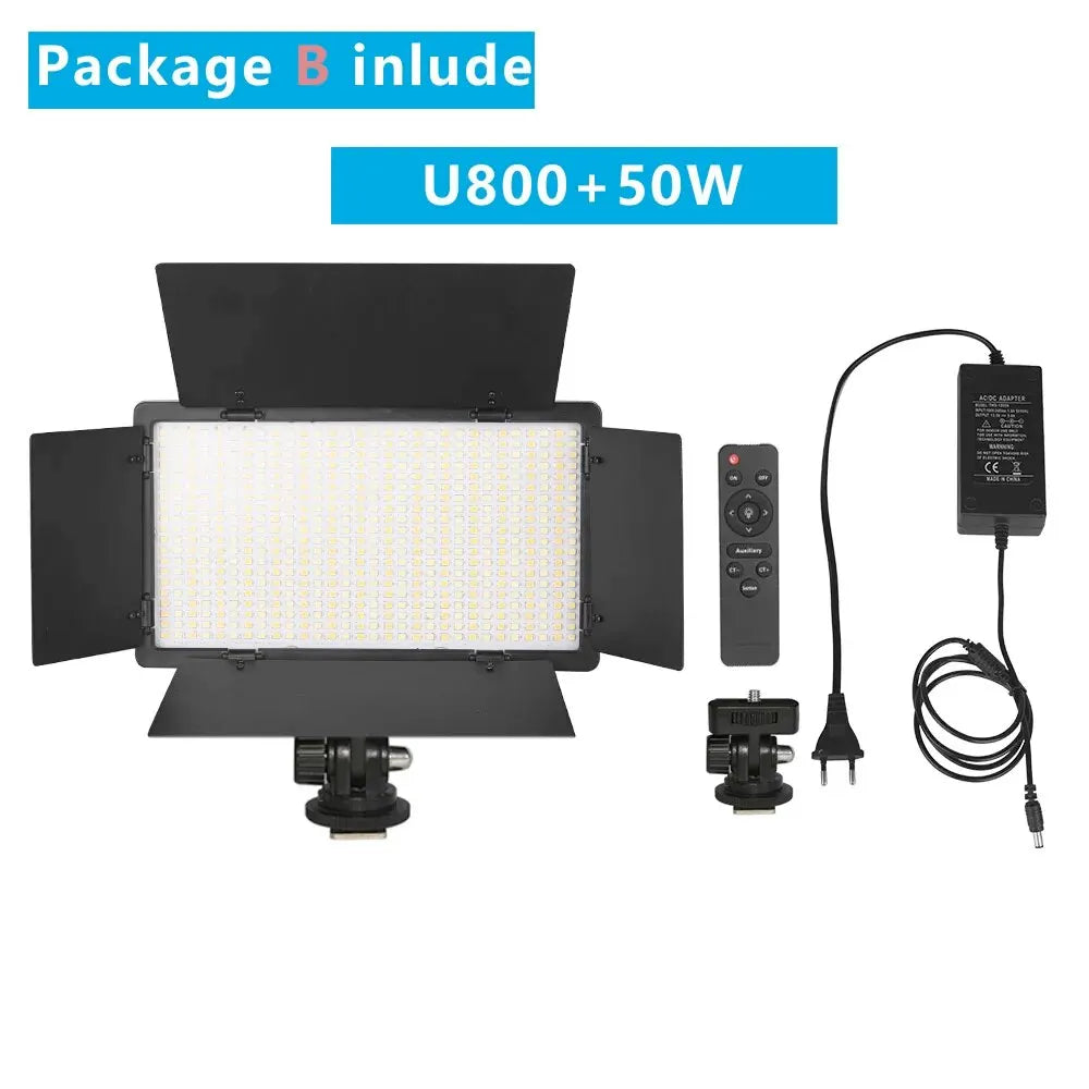 Nagnahz U800 U600 LED Photo Studio Light for Tiktok Youbute Game Live Video Lighting Portable Video Recording Photography Lamp