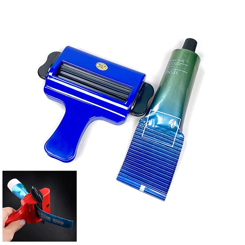 Reusable Plastic Hair Dye Squeezer Hair Salon Color Cream Rolling Pigment Extruder Toothpaste Tube Barber Hairdressing Tools