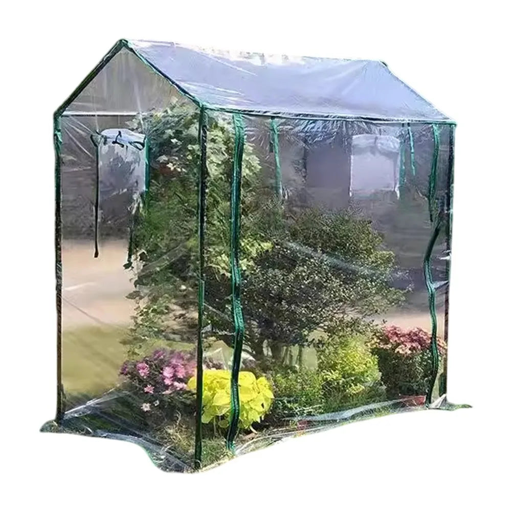 For Home Gardening Greenhouse Cover PVC Greenhouse Aluminum Foil Greenhouse Ample Growing Space Convenient Access