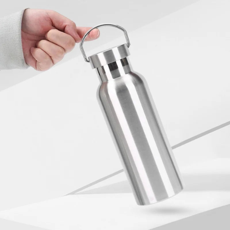 Stainless Steel Water Bottle 1 Liter Free Shipping Items, Drink Bottle for Sport Travel Cups,  500 750 1000ml Water Bottles