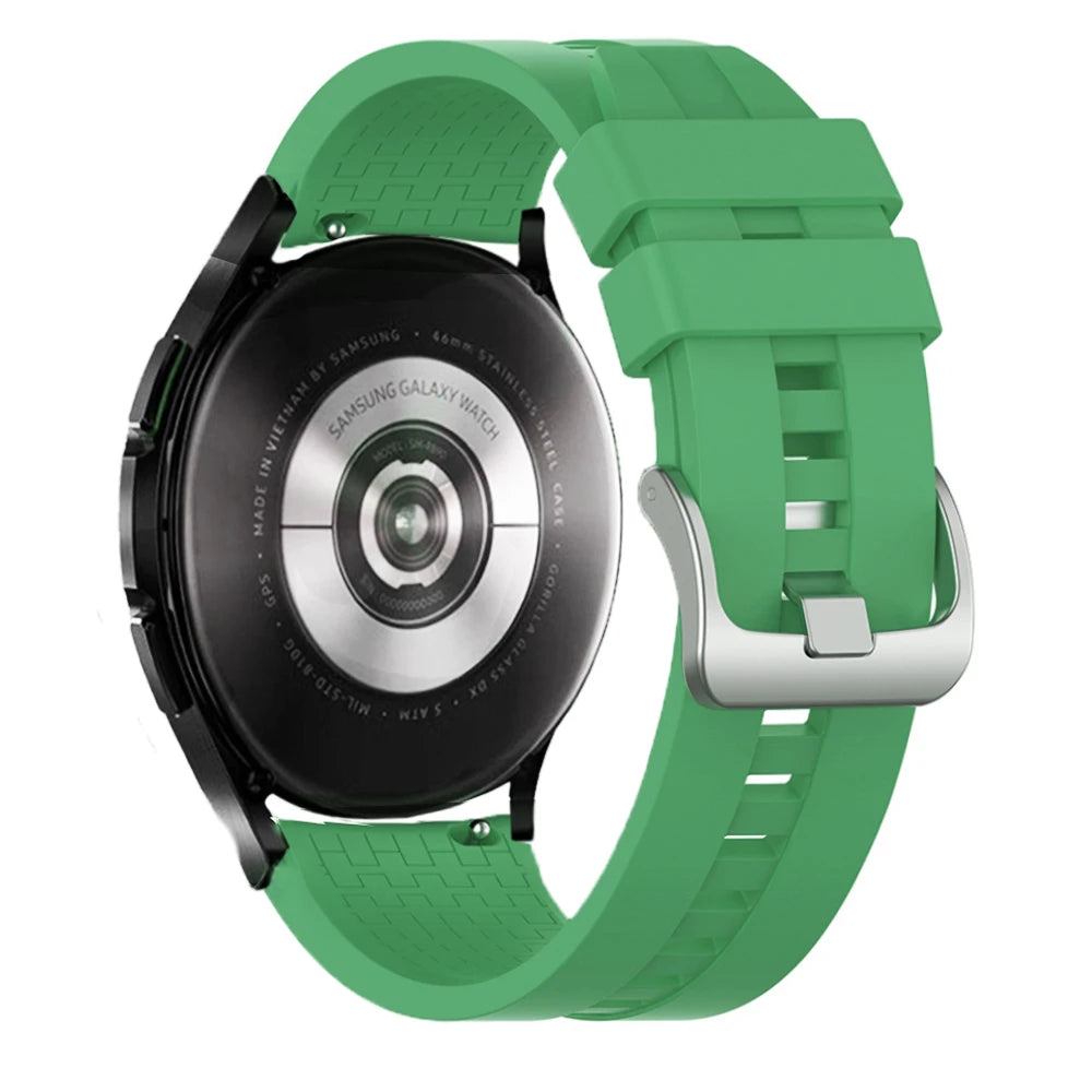 20mm 22mm watch band for Samsung Galaxy watch 6/5/pro/4/6 classic/Active 2 Silicone Sport bracelet huawei gt 4-3-pro-2-2e strap