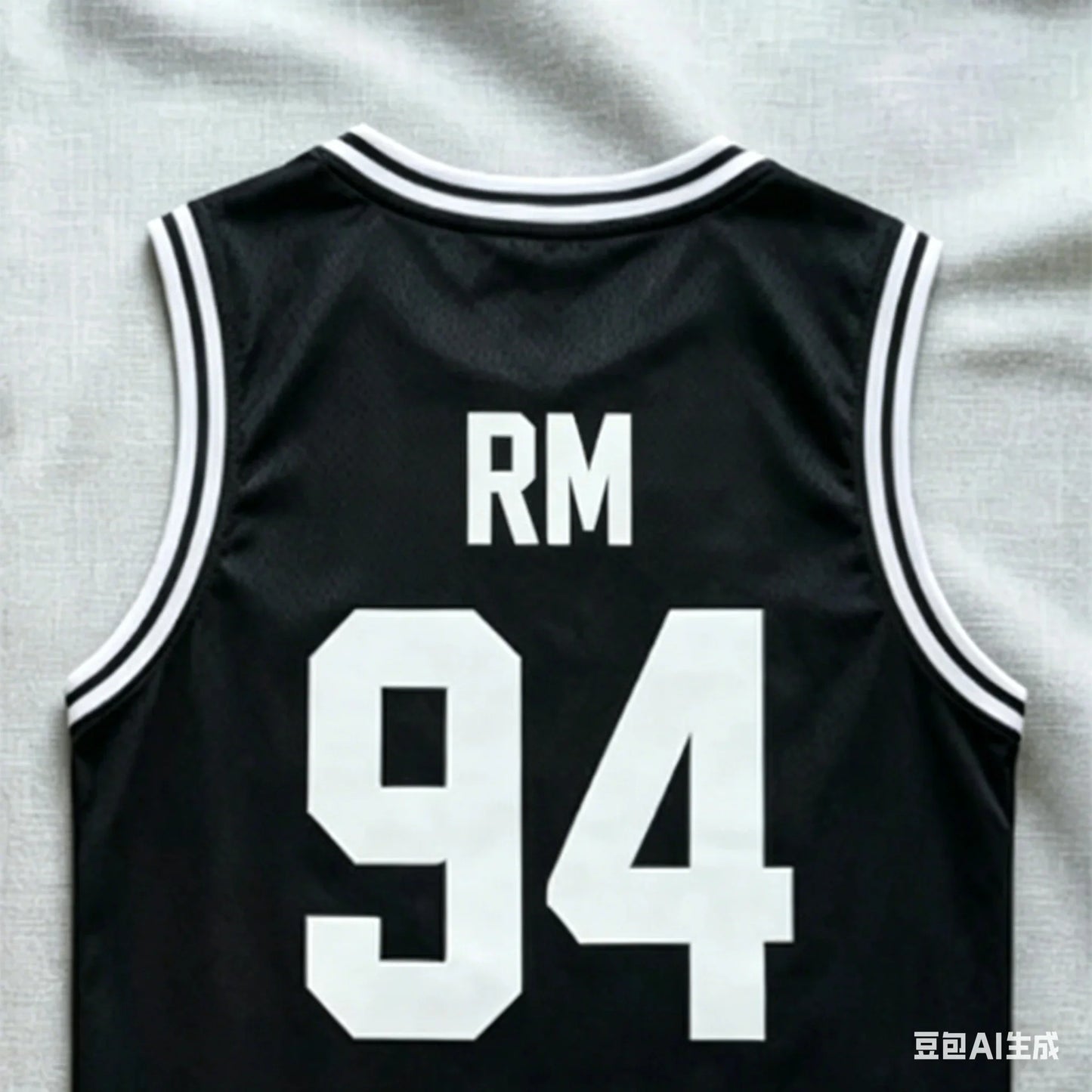 Members Number Basketball Tank Top Black White Striped Mesh Sleeveless Vest Kpop Army Concert Oversized Fan Sports Jersey