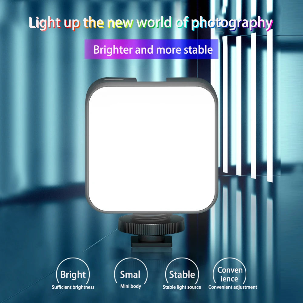 BAFANG Mini Fill Light Portable Pocket Selfie Light Handheld LED For DJI Sony Canon GoPro Camera Selfie Adjustable Photography