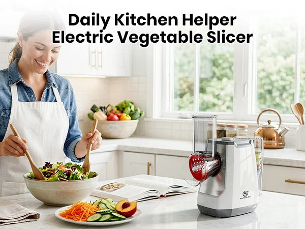 SUPERLEX 5 in 1 Electric Grater 150W Motor Easily Puts In Large Food For egetable Cutter & Slicer Kitchen Cheese Chopper Machine