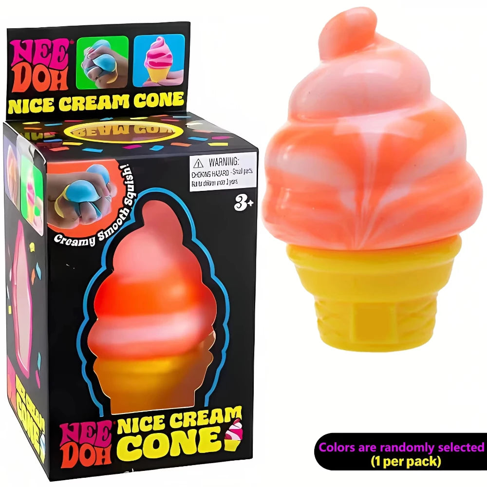 Trending Nee Doh Jellyfish & Cube Squish Toy, Soft Jelly Squeeze Stress Relief Fidget Toy, Sensory NeeDoh for Kids & Adults