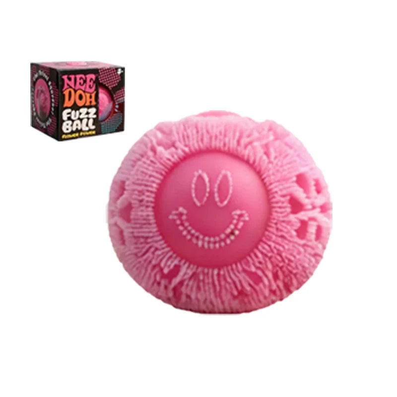 NeeDoh Fuzz Ball Series Desktop decompress Ornament Stress Relief Toys Squishy Toys for Under Pressure Fun Soft Stress Ball gift