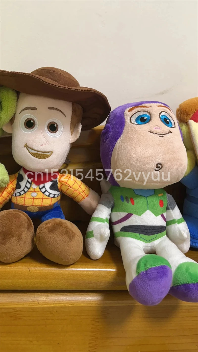 23cm Cute Woody Buzz Lightyear Plush Toy Lovely Stuffed Anime Jessie Plushies Pendant Cartoon Doll Home Decor Xmas Gifts