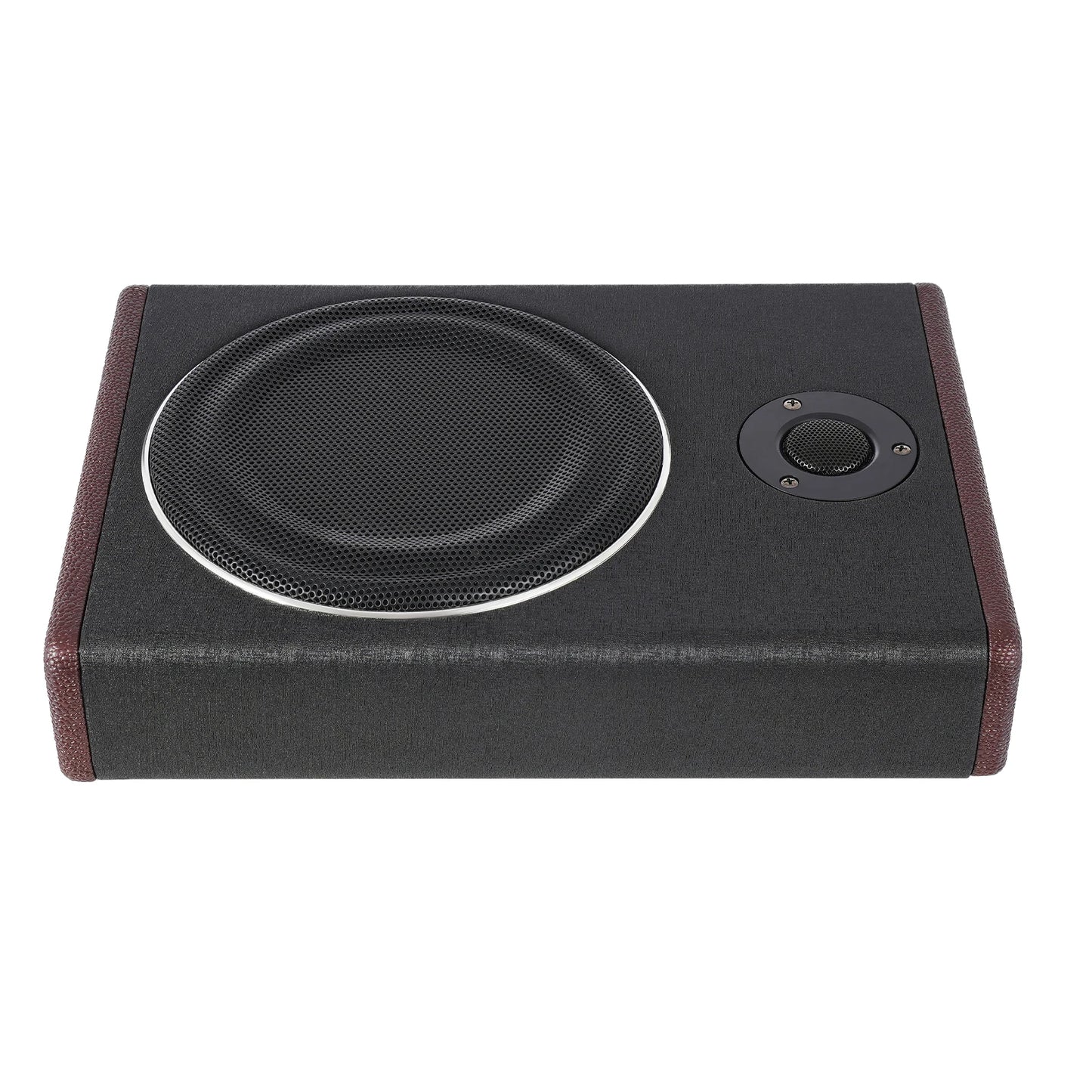 8 Inch 600W Underseat Car Audio Ultra Slim Compact Active Subwoofer System Loud Sound Audio Active Bass Box
