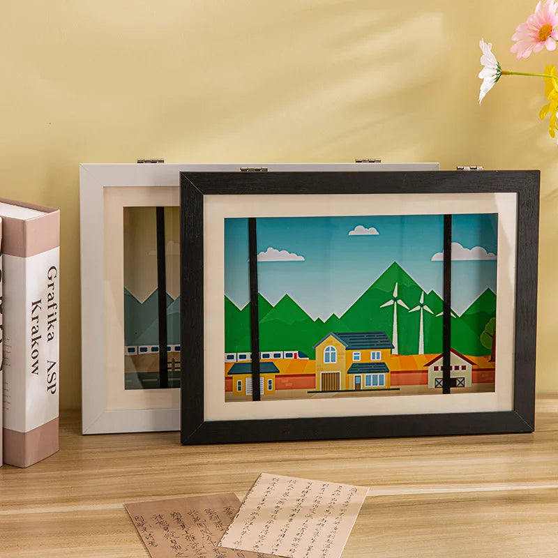Children Art Frames Magnetic Front Open Changeable Kids Frametory for Poster Photo Drawing Paintings Pictures Display Home Decor