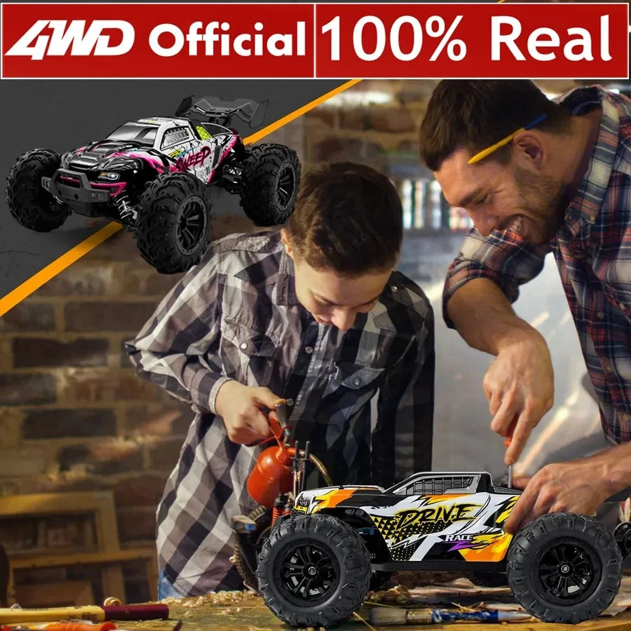 4WD Remote Control Car Off Road 4x4 RC Car High Speed Buggy Truck Super Brushless 50 or 80KM/H Fast Drift Racing Toy Gift