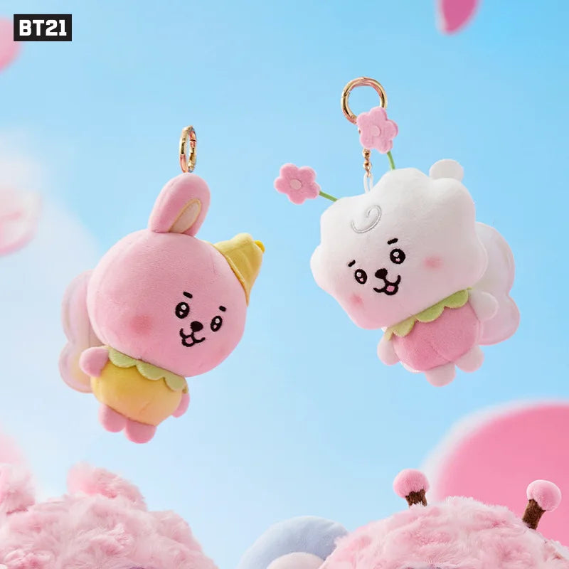 BT21 Chimmy Cooky koya Shooky Tata Creative Anime Peripheral Cartoon Keychain Personality Cute Backpack Decorative Doll Pendant