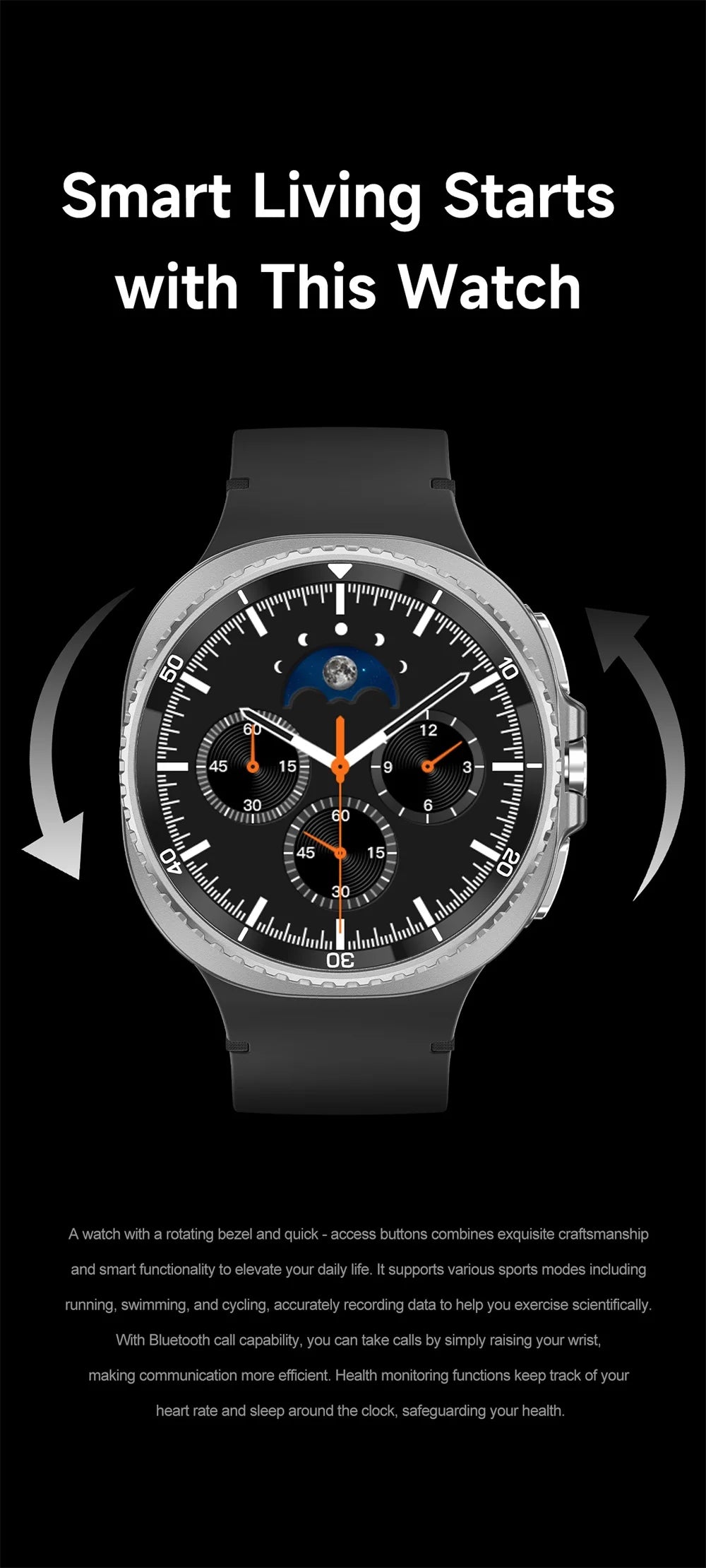 Weather Smart Watch Blue Tooth Call Watches Heart Rate Waterproof SmartWatch Voice Assistant NFC Sport Fitness Music Bracelet