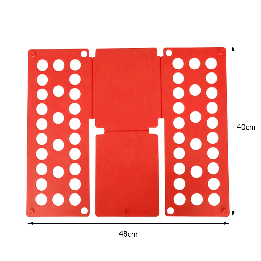 68cm/48cm Plastic Clothes Folding Board Durable Kids Laundry Folder Easy and Fast Shirt Folding Board Home Storage Tool for Kids