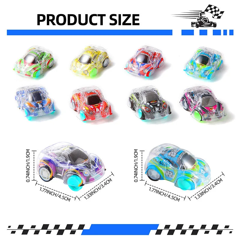 12/24Pcs Mini Pull Back Cars Racing Toys for Kids Birthday Party Favors Classroom Prizes Goodie Bag Fillers Pinata Gifts