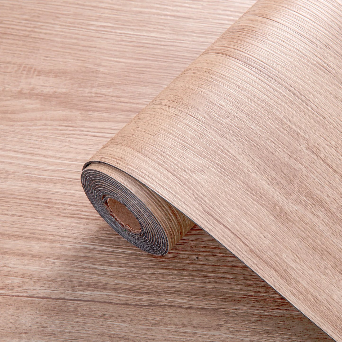 Vinyl Flooring Roll 15.7"W X 118"L/ 12.9 Sq.Ft, Peel and Stick Wall Tiles Vinyl Plank Flooring for Any Room, Easy DIY