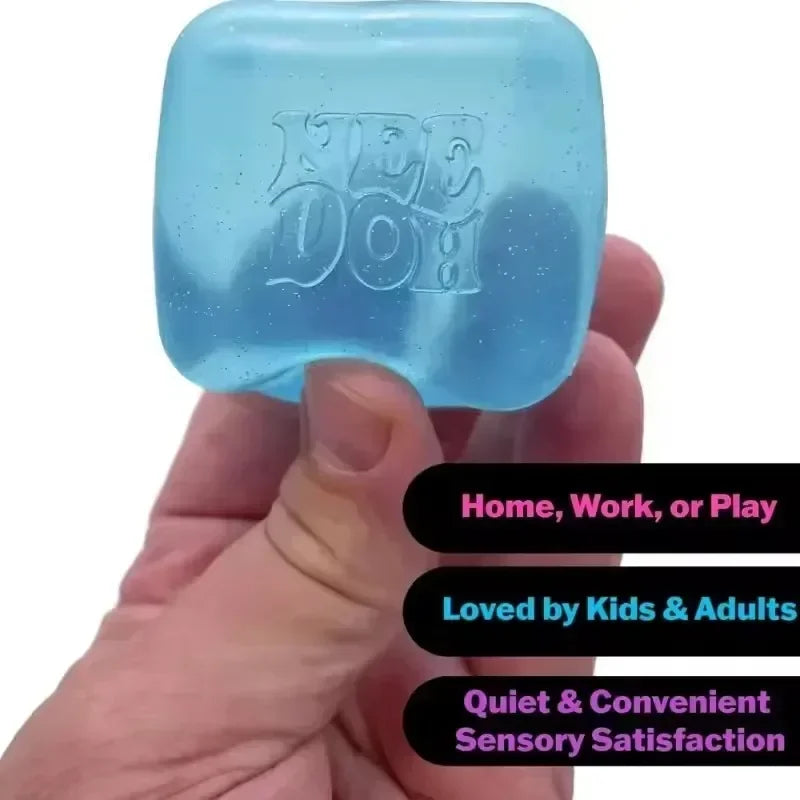 2026*Squishy Schylling Needoh Nice Cube Sensory Toy Anti-Stress Stress Relief Jigsaw Pressure Relief Souvenir for Kids 말랑이