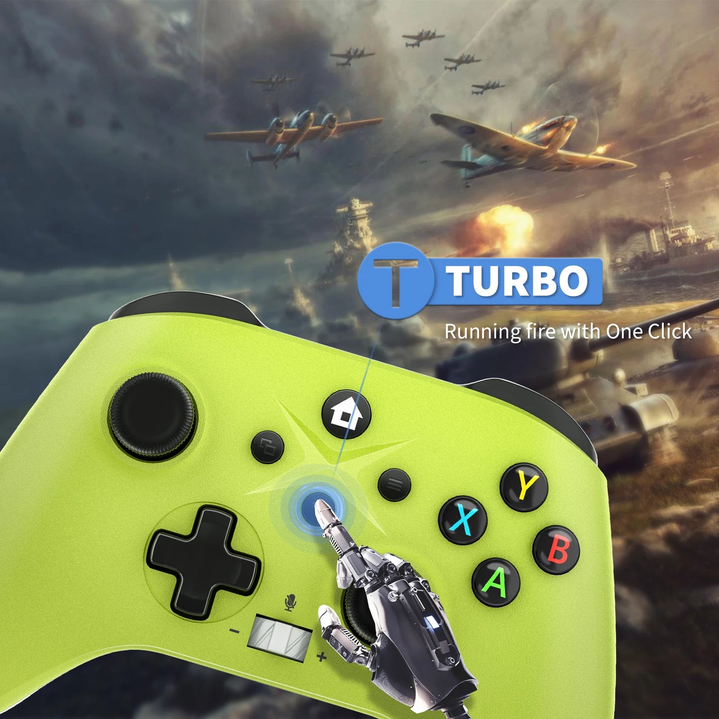 2.4G Wireless Gamepad For Xbox One Series X/S/PC/IOS//Steam 6 Axis Gyro Turbo Function Game Consoles XBOX Controller Joystick