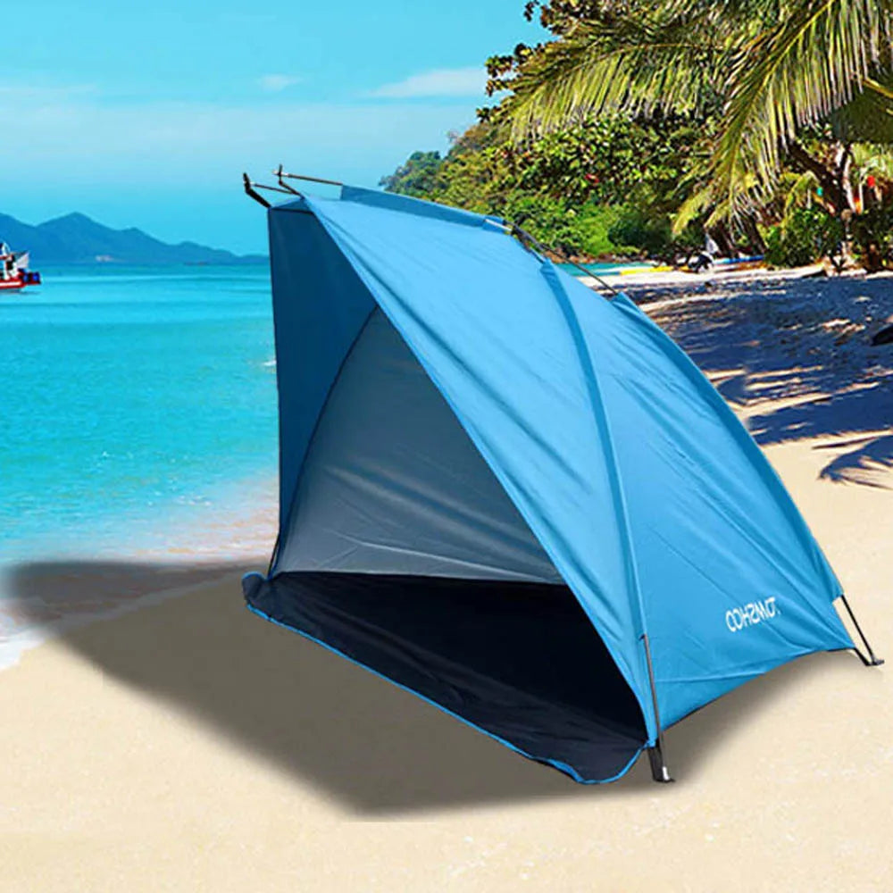 TOMSHOO Camping Tent Outdoor Sports Sunshade Tent Oxford Fabric Lightweight Tent for Fishing Picnic Beach Park