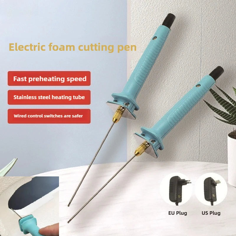 Electric Foam Cutter Pen 30W AC Adjustable Temperature Heated Tool for Craft Model Making DIY Hobbyists Makers Cutting Tool Kit