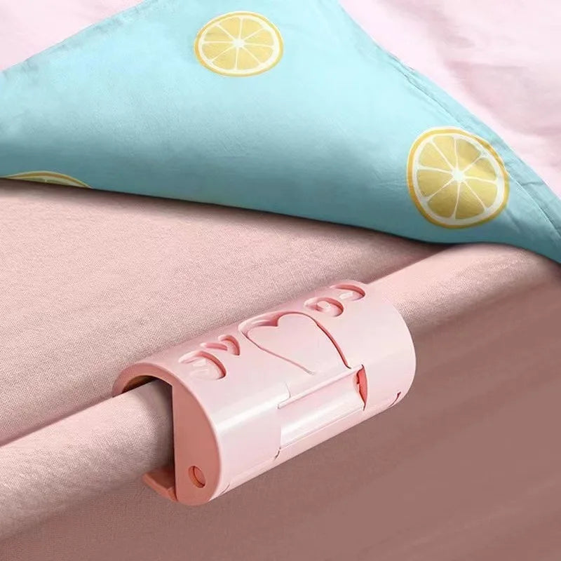 6PCS Invisible Needle-free Bed Sheet Holder Quilt Cover Non-slip Mattress Sheet Buckle Bed Pegs Clamp Fastener Gripper