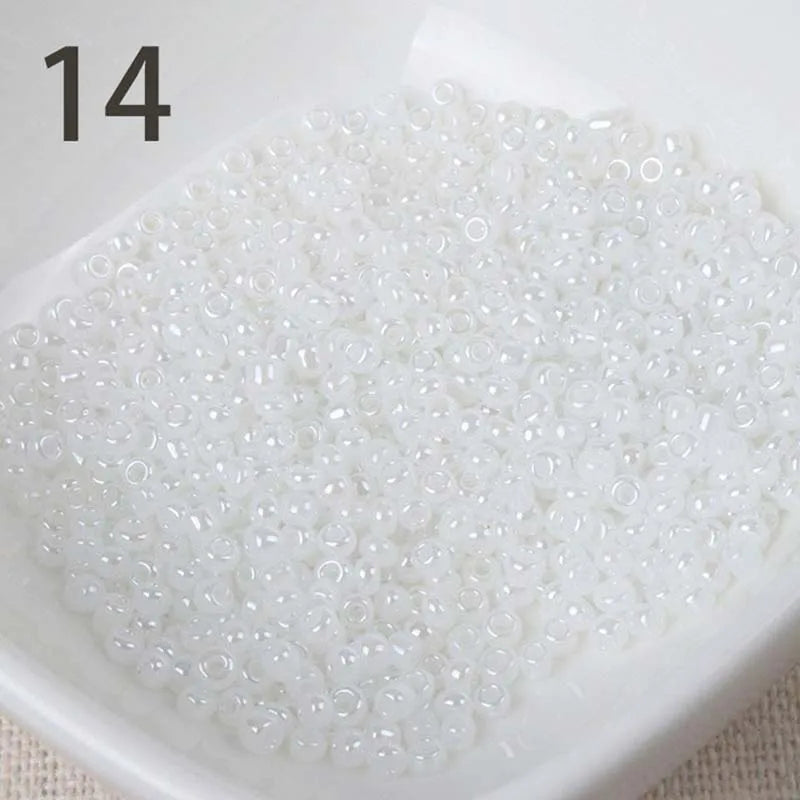 Gold and Silver Color 2mm 3mm 4mm Crystal Glass Spacer beads,Czech Seed Beads For Jewelry Handmade DIY BLUV03X