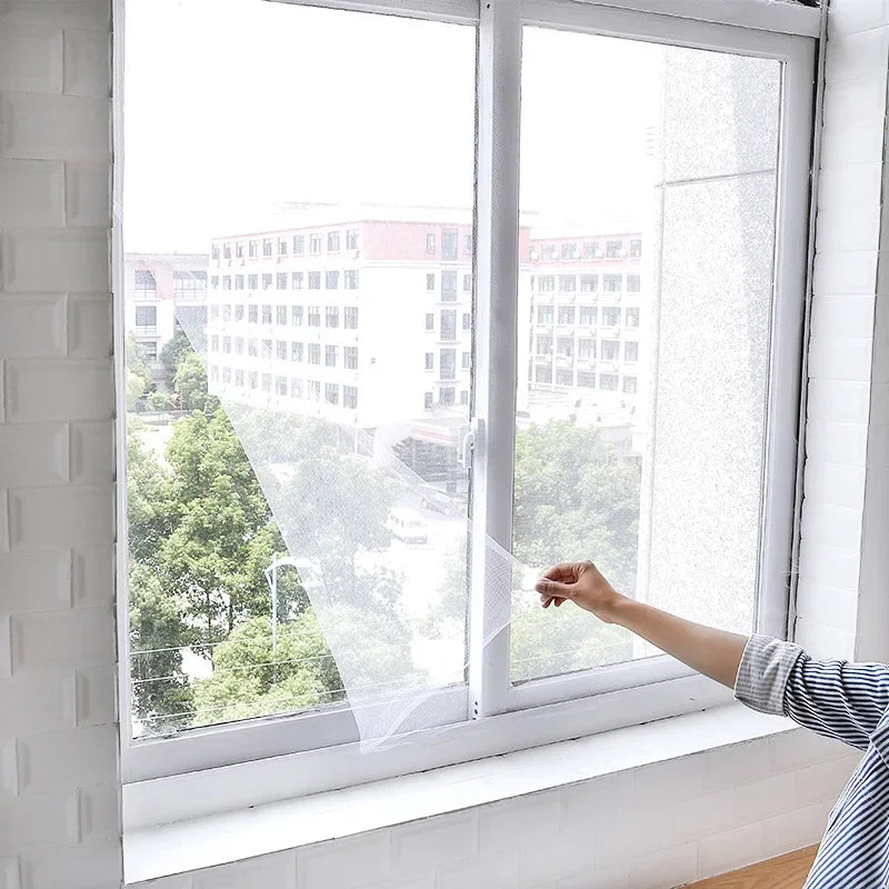 DIY Mosquito Net for Bed Window Home Textile the Mesh Indoor Self-adhesive Anti-insect and Fly Screen Curtains Garden