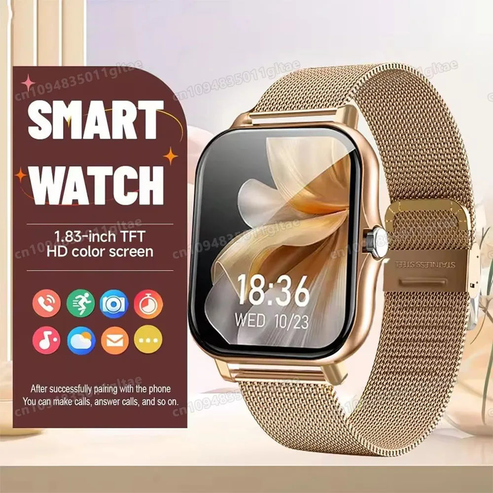New Smartwatch BT Call Health&Sleep Monitoring 1.80''HD Screen Kids Smart Watch Waterproof Fashoin Sports Bracelet For Women Men