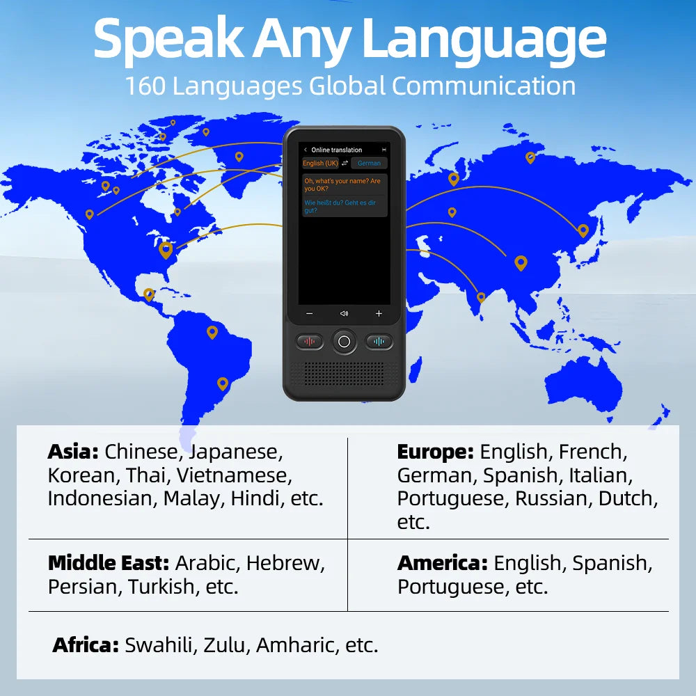T18 T13 Language Translator 17 Offline Voice Languages Cover 58 Countries 39 Offline Photo Translation No WiFi Needed for Travel