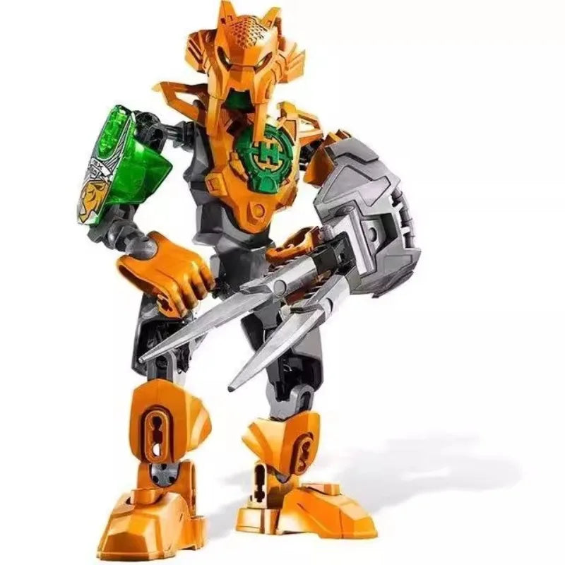 Hero Factory Star Warrior Bionicle Building Blocks, Furno Evo Combined Robot Mech Model Toy Set for Kids, Holiday Gift