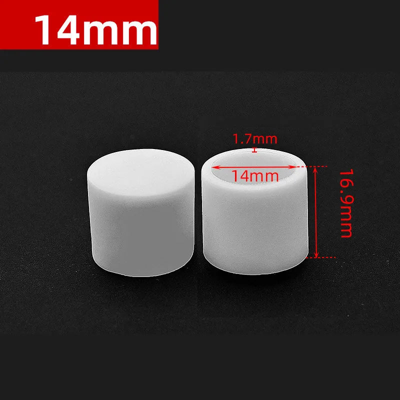 Round Rubber PVC Furniture Leg Caps 10mm/0.39in-50mm/1.97in White  Seal Stopper Pipe Covers Furniture Sofa Leg Pads Non-slip