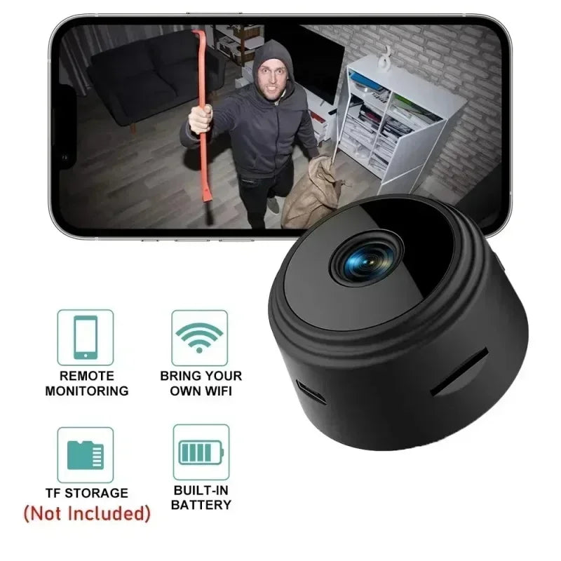 A9 WiFi Mini Camera Wireless Video Recorder Security Protection Camera Smart Home Monitoring Camera For Infants And Pets 2026