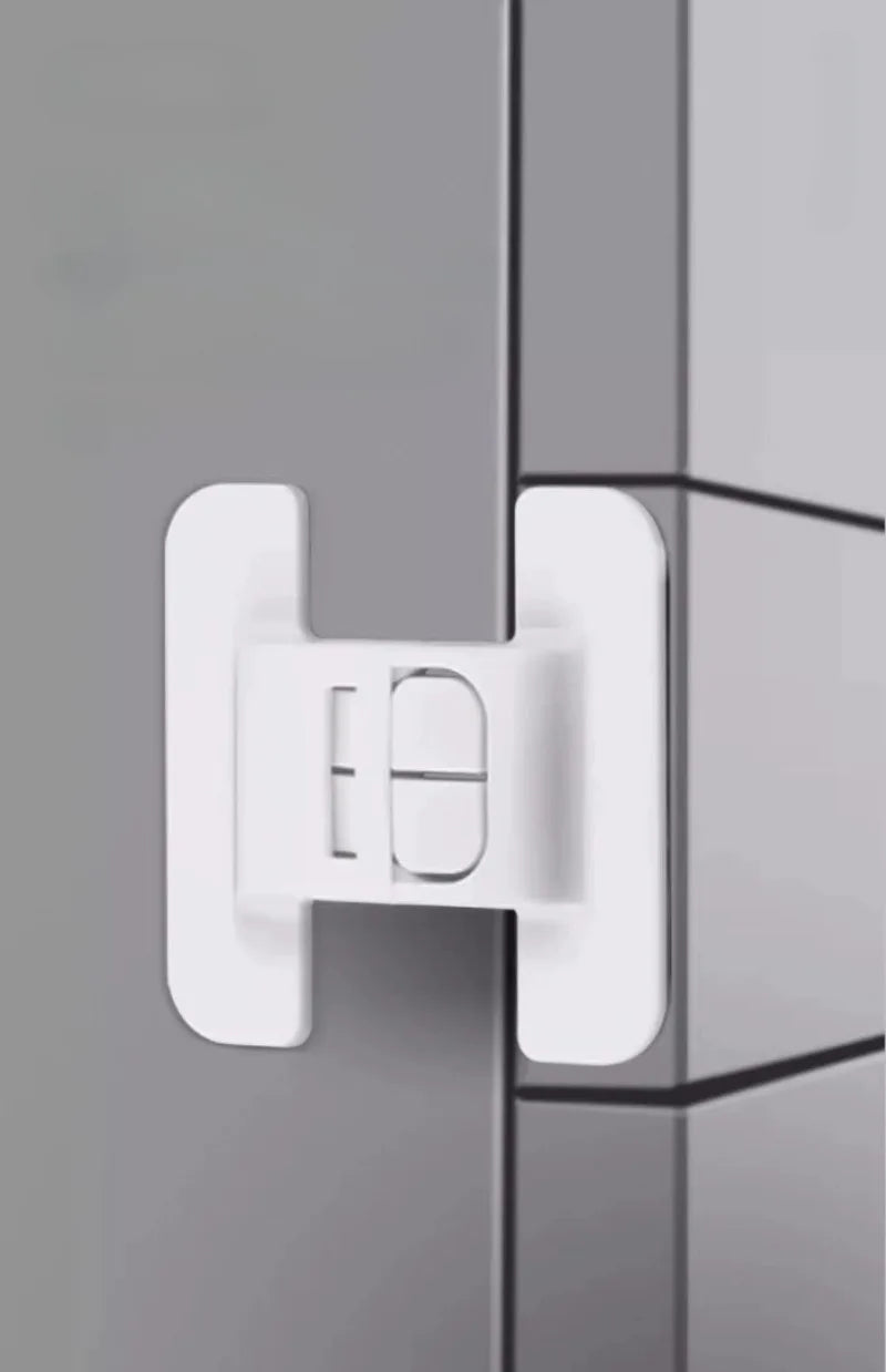 2/5Pcs Baby Safety Refrigerator Lock Cabinet Door Locker Buckle Home Kids Security Protection Anti-Open Water Dispenser Locks
