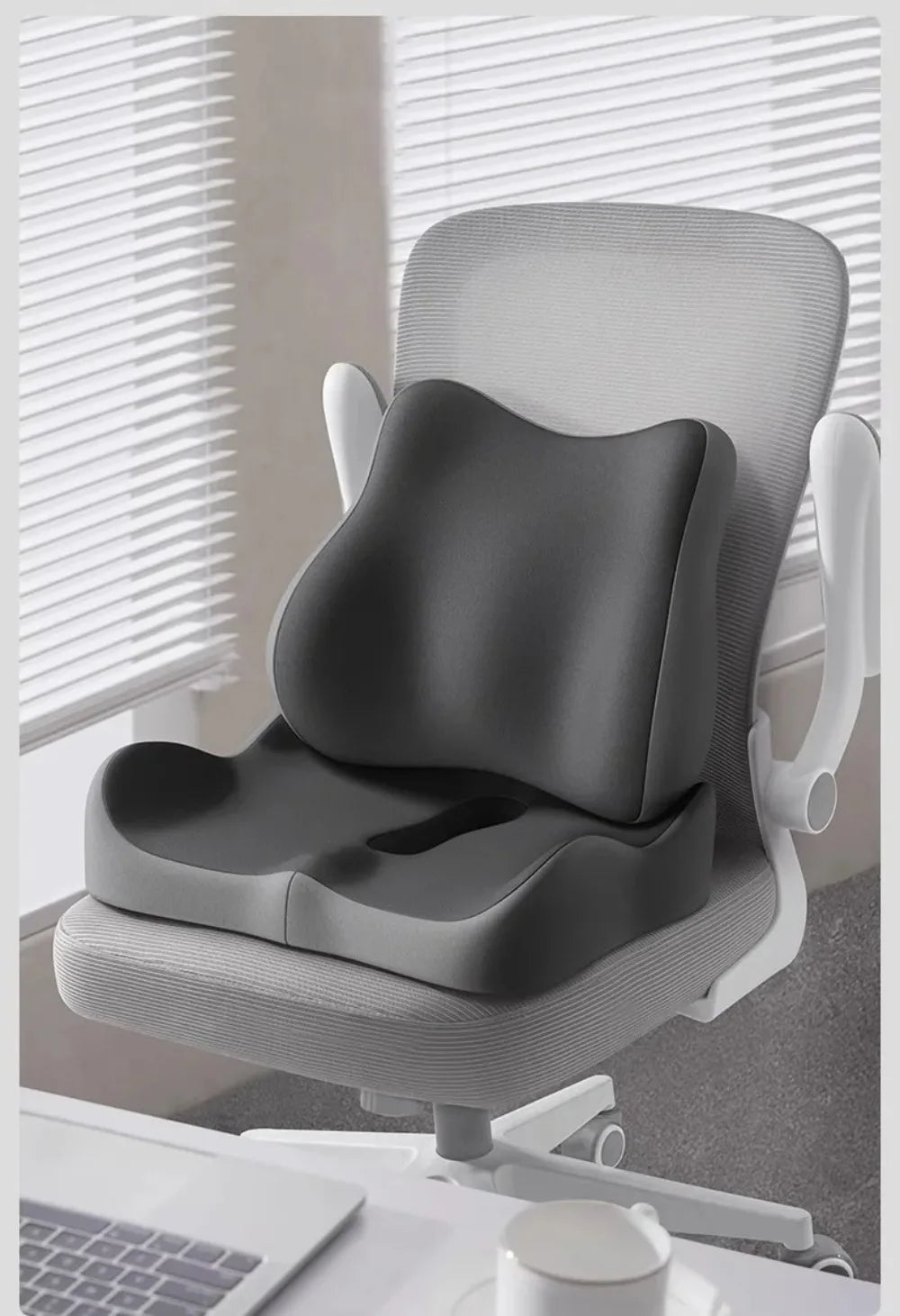 New Tailbone Sciatica Back Pain Relief Comfort Office Chair Car Seat Cushion Non-Slip Orthopedic Memory Foam Coccyx Cushion