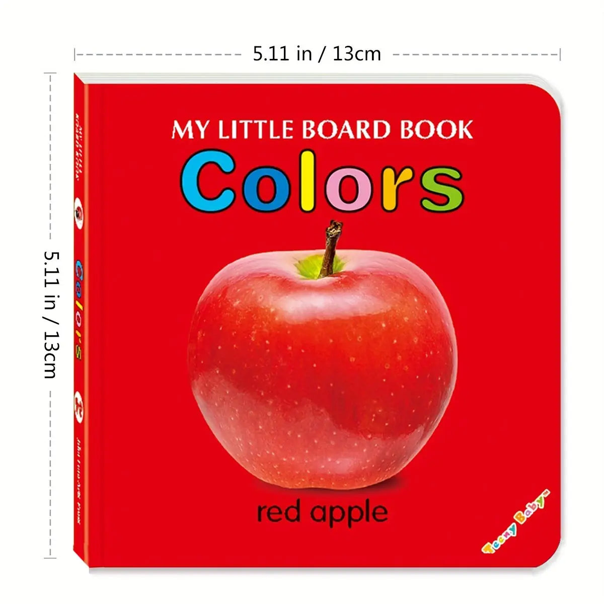 Colorful patterned card book, interactive sensory development gift, bright colors enhance early reading education