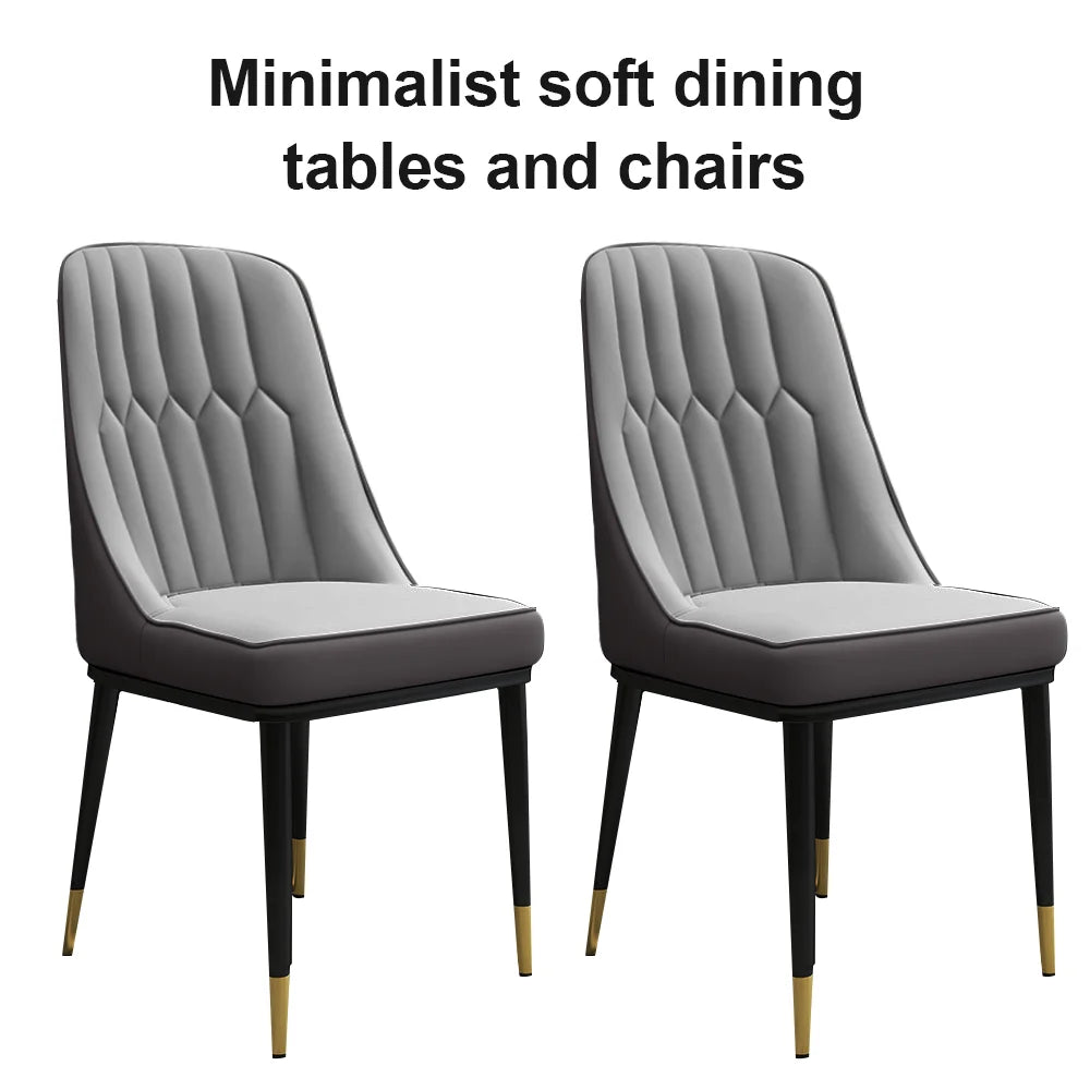 Elegant Dining Chair Set - 2/4/6 PU-Padded Chairs | Modern Design for Kitchen Restaurant Living Spaces